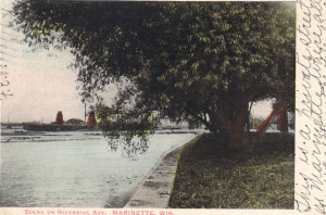 Riverside c 1905 island